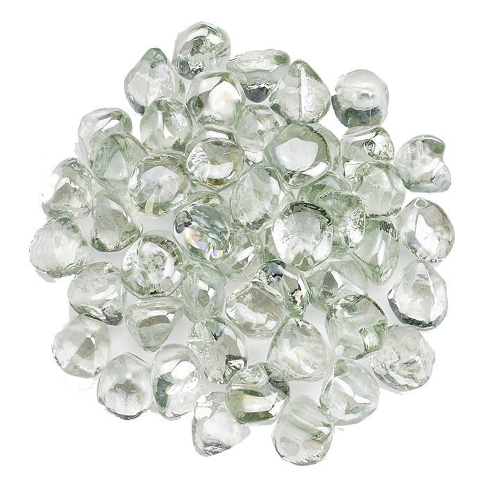 Zircon fire glass	