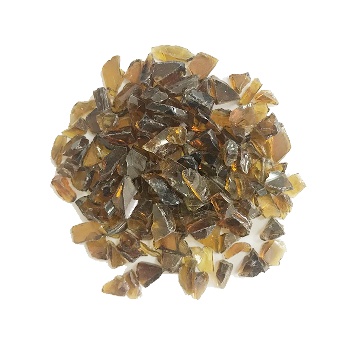 Crushed glass