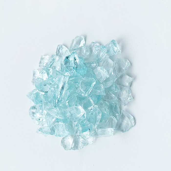 Crushed glass