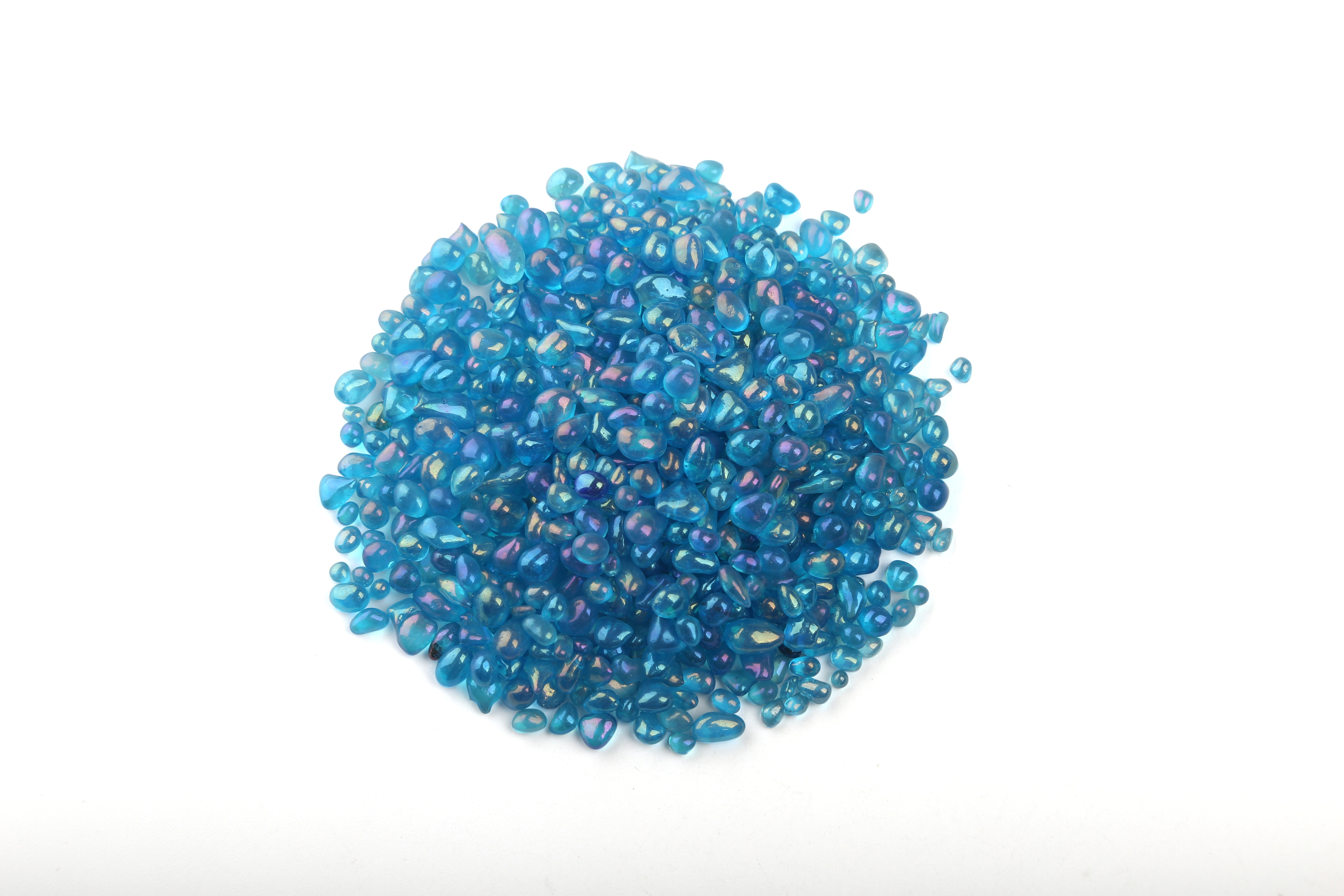 How can we ensure that the glass beads can be processed smoothly?